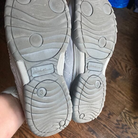 EDDIE BAUER GREY/PINK SANDALS SIZE 3 YOUTH - Picture 5 of 12